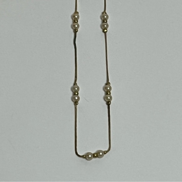 Faux, Costume, Estate, Vintage Jewelry, Peal Necklace - Picture 2 of 7